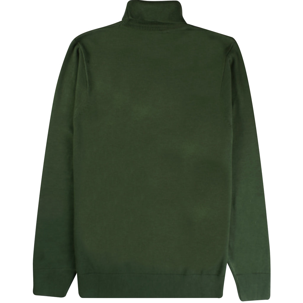 Gabicci Vintage Ricardo Roll Neck Jumper - Forest