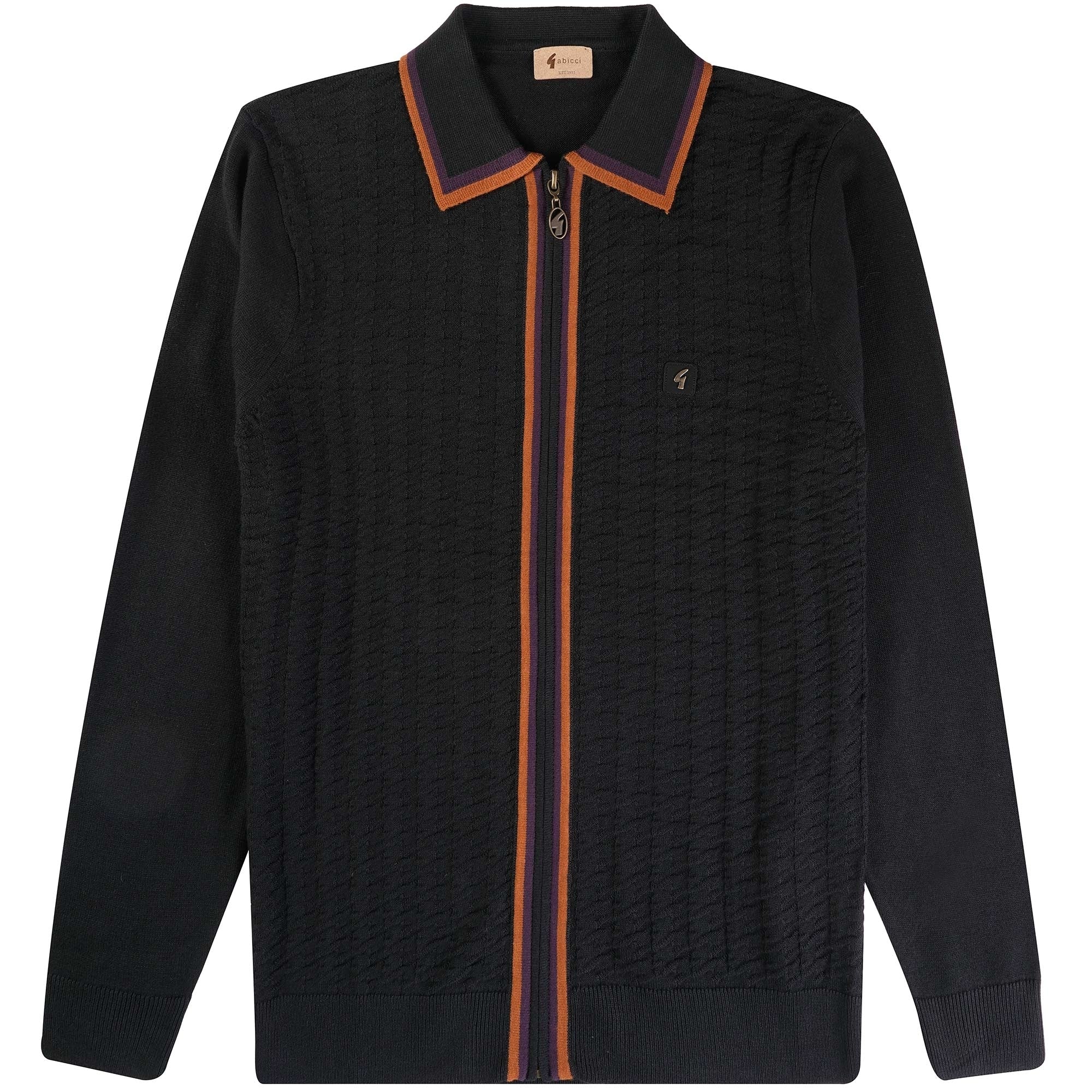 Gabicci Vintage Templo Polo Shirt - Black