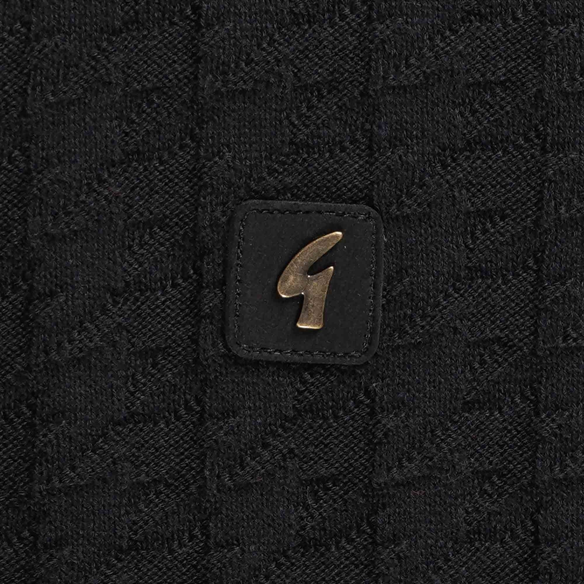 Gabicci Vintage Templo Polo Shirt - Black