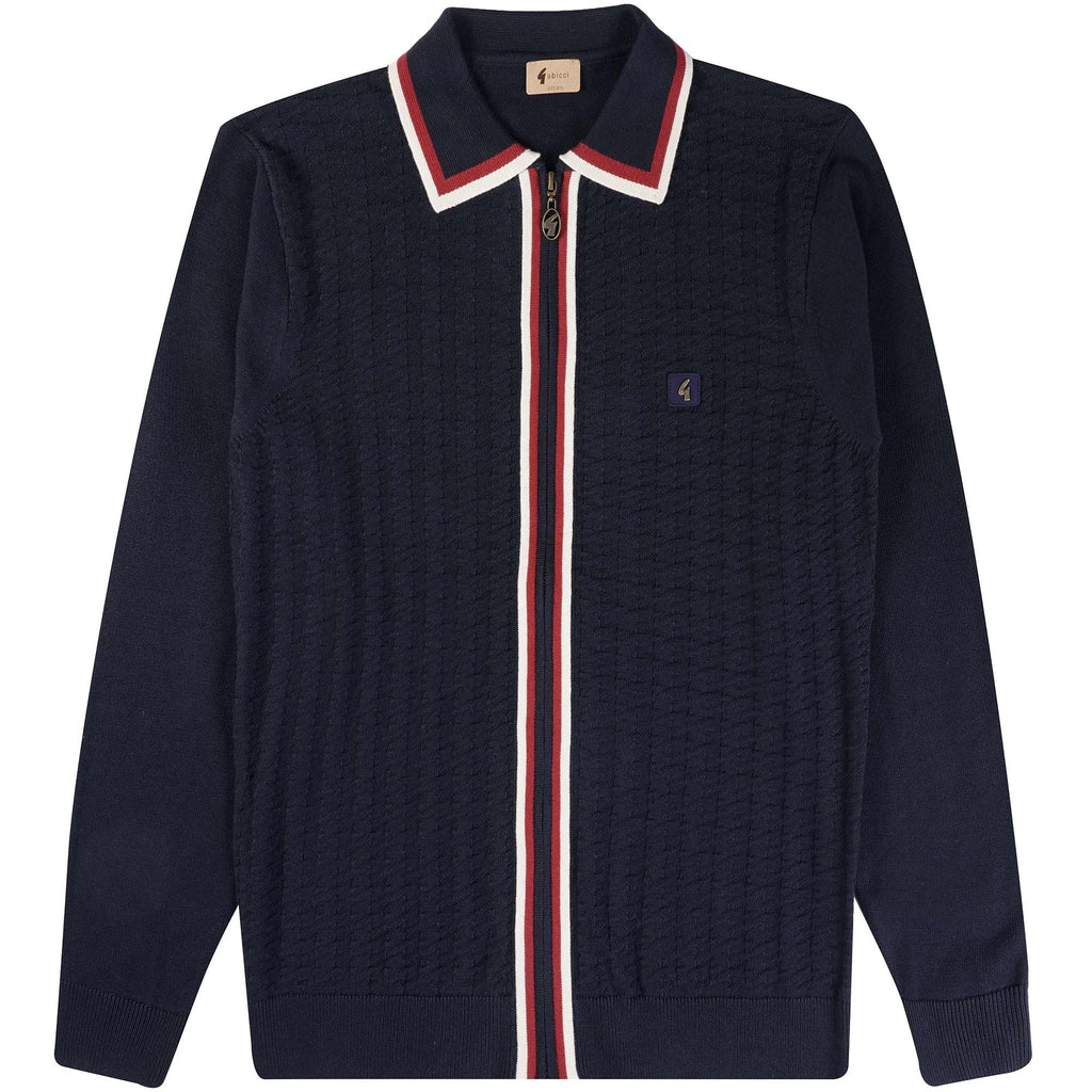 Gabicci Vintage Templo Polo Shirt - Navy