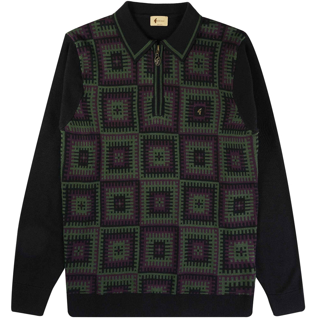 Gabicci Vintage Hutch Polo Shirt - Black