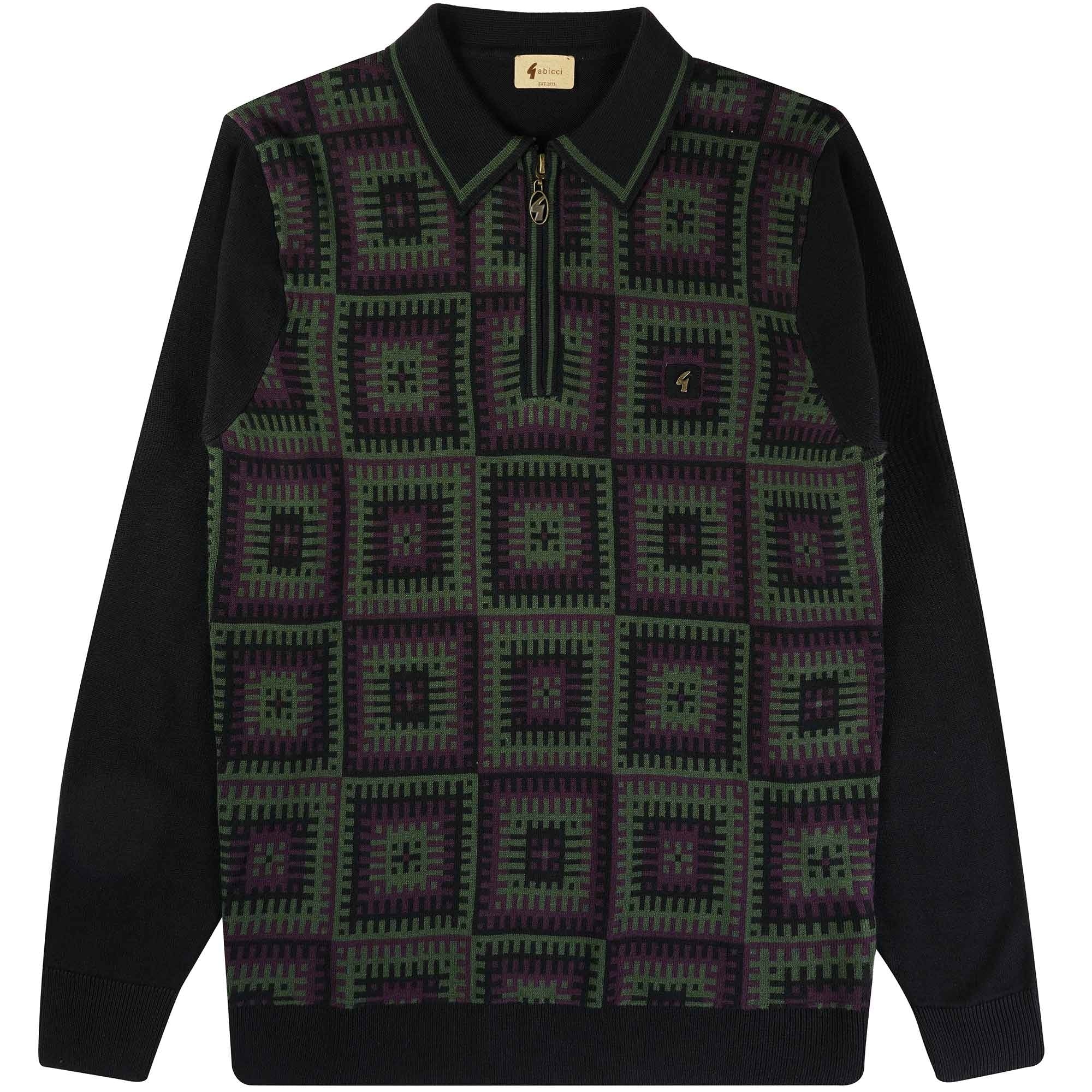 Gabicci Vintage Hutch Polo Shirt - Black