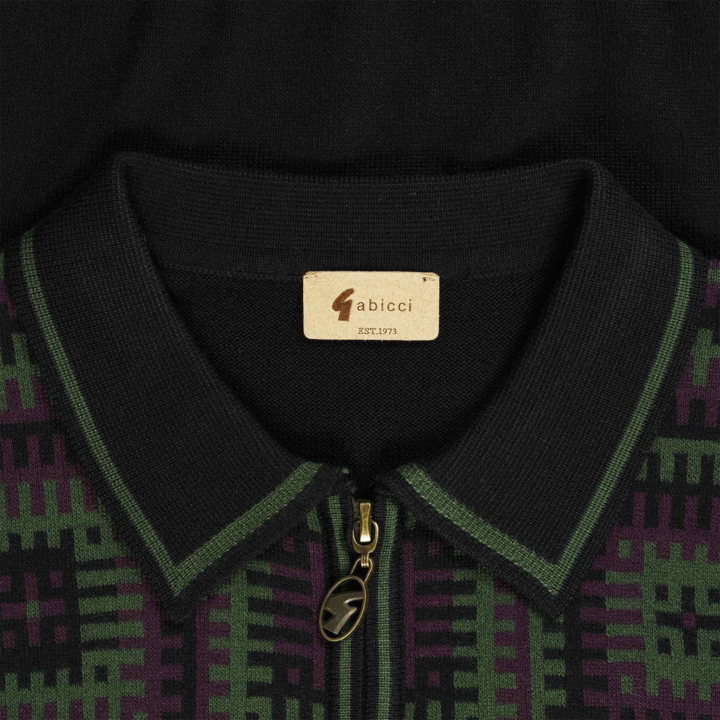 Gabicci Vintage Hutch Polo Shirt - Black