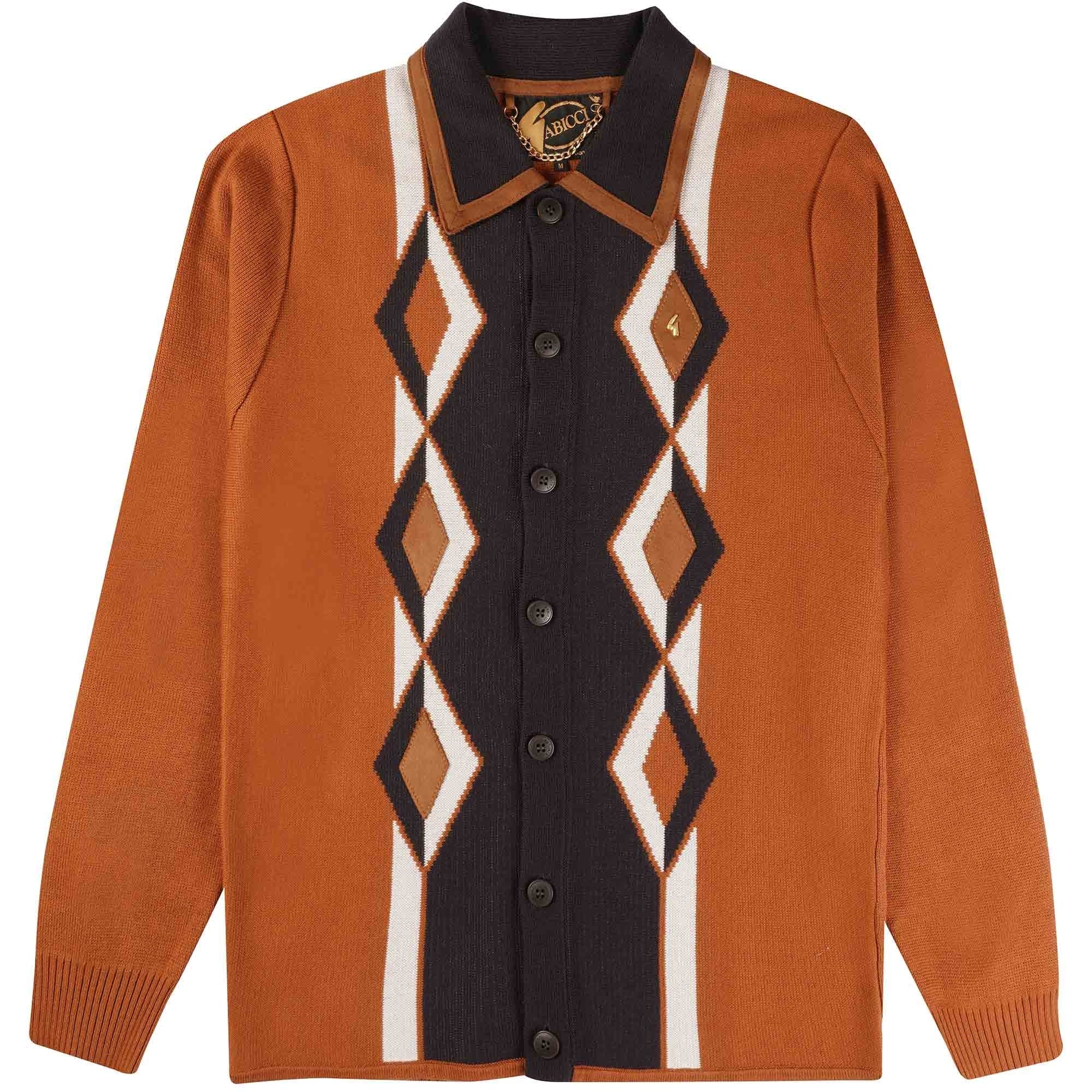 Gabicci Vintage 50th Anniversary Penfold Polo Shirt - Toffee