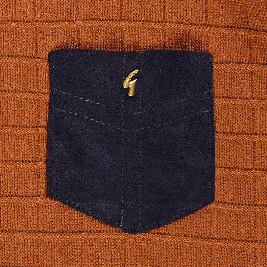 Gabicci Vintage 50th Anniversary Craig Polo Shirt - Toffee