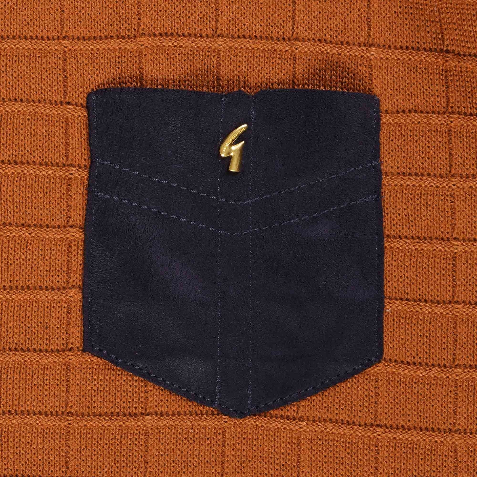 Gabicci Vintage 50th Anniversary Craig Polo Shirt - Toffee