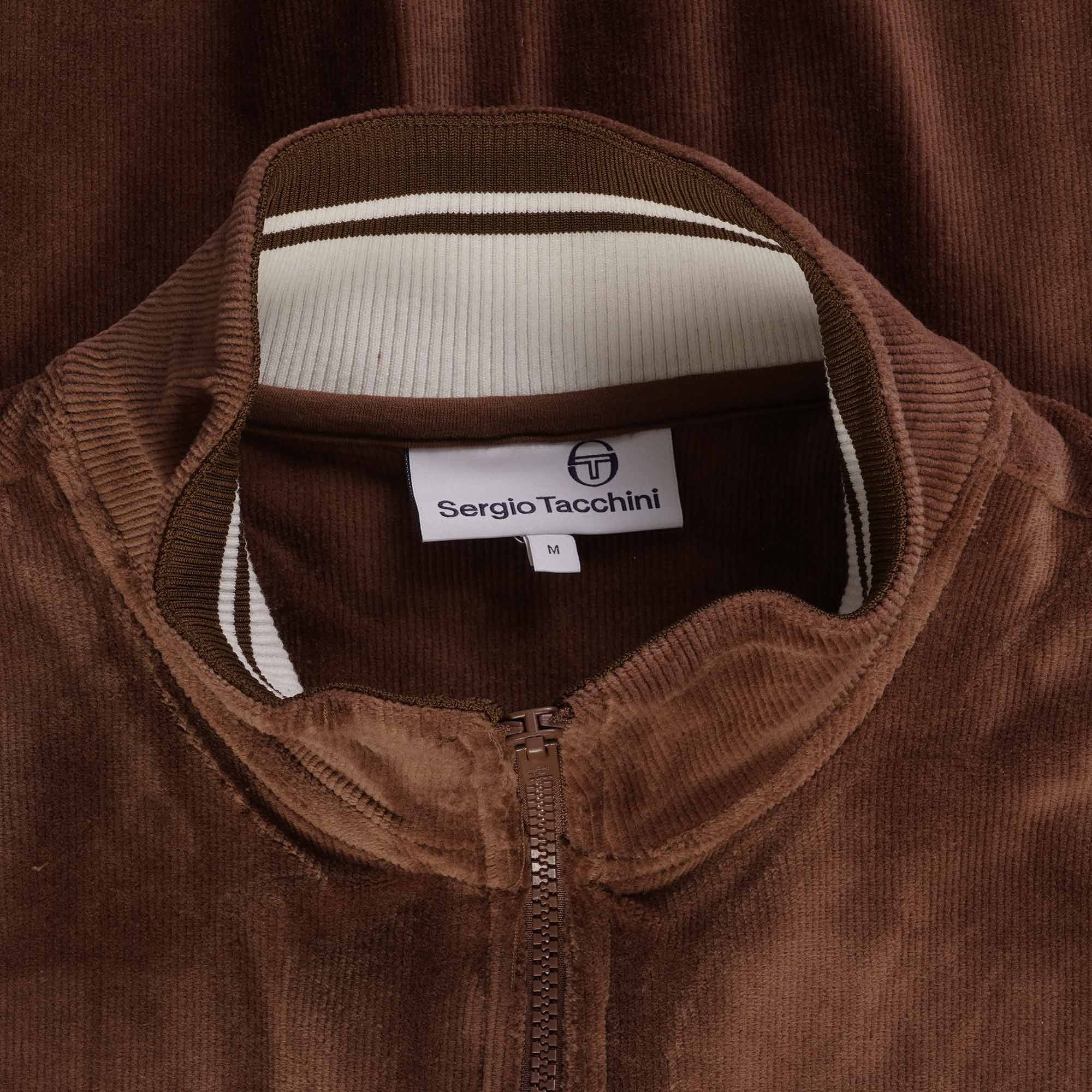 Sergio Tacchini Boris Rib Track Top - Deep Mahogany