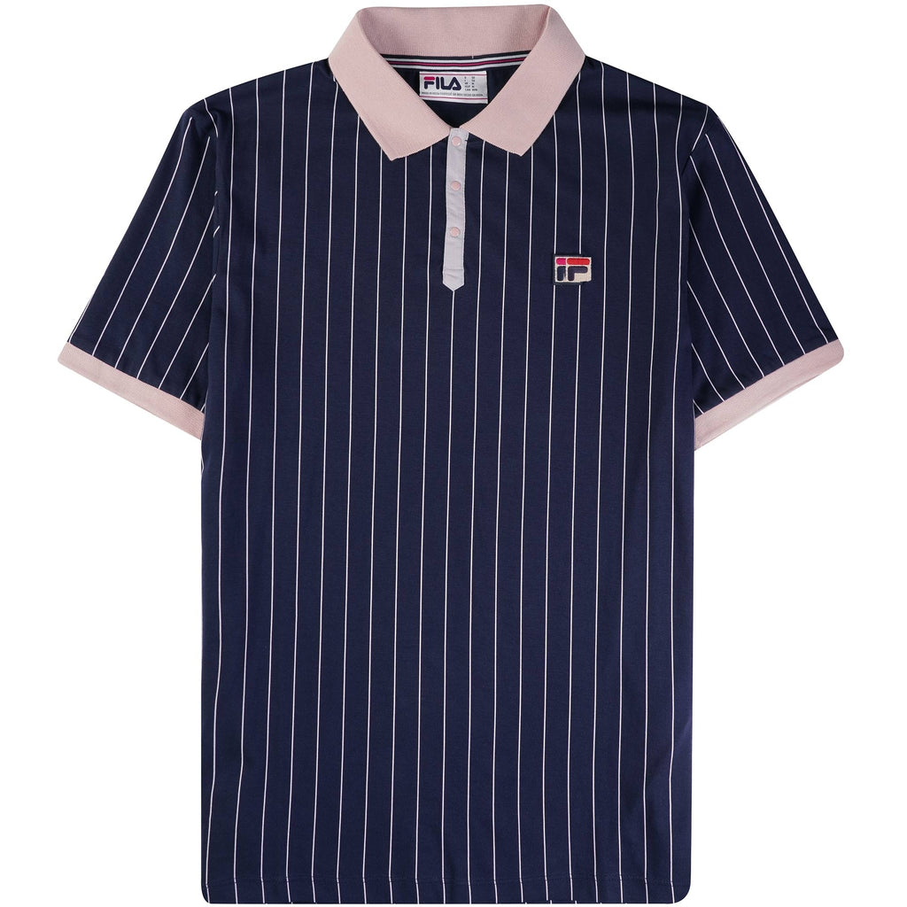 Fila Vintage BB1 Polo Shirt - Fila Navy