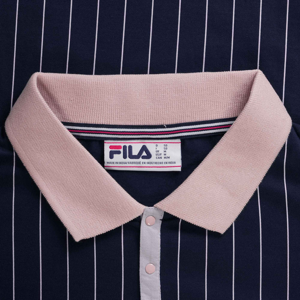 Fila Vintage BB1 Polo Shirt - Fila Navy