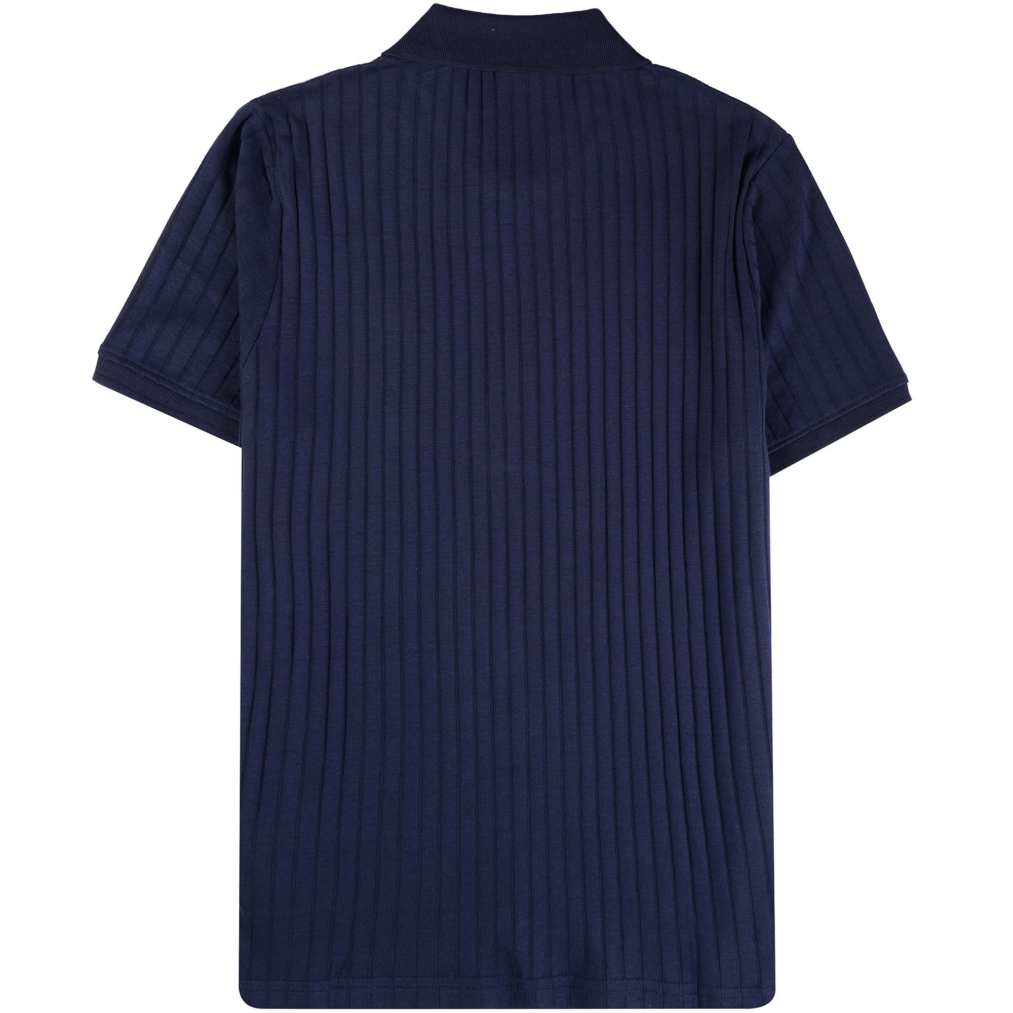 Fila Vintage Rufus Textured Stripe Polo - Fila Navy