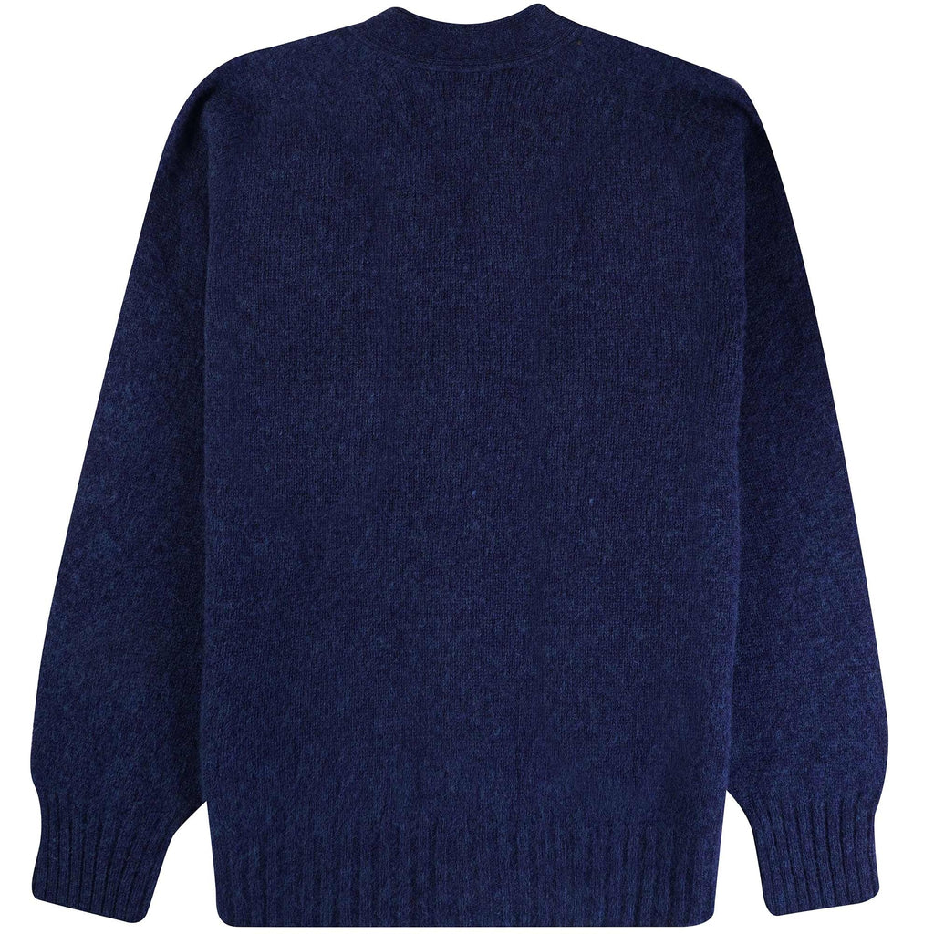 Howlin' Shaggy Bear Cardigan - Magic Blue