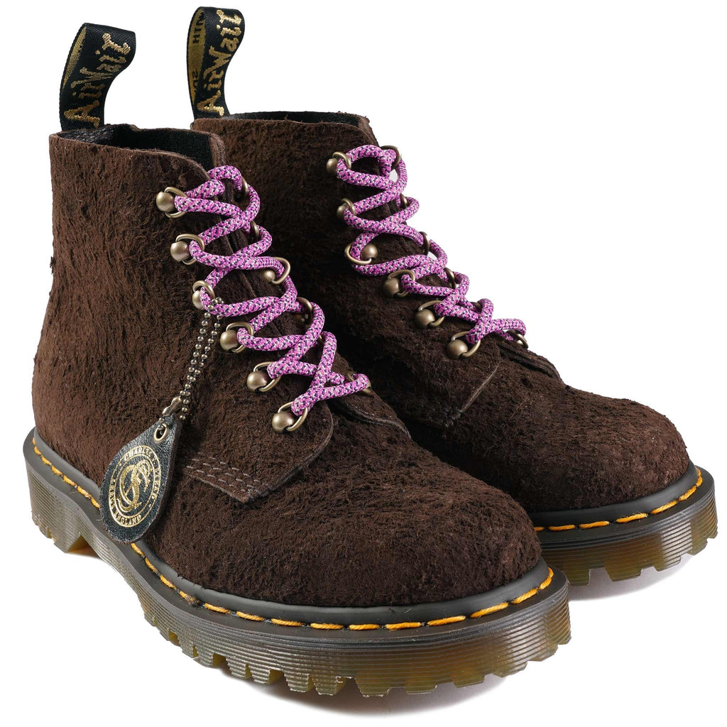101 Hardware Suede Boots - Dark Brown