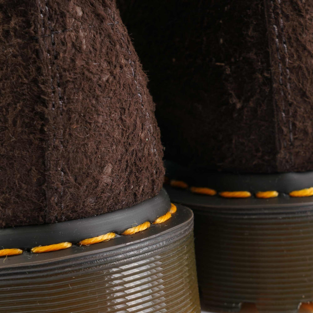 101 Hardware Suede Boots - Dark Brown