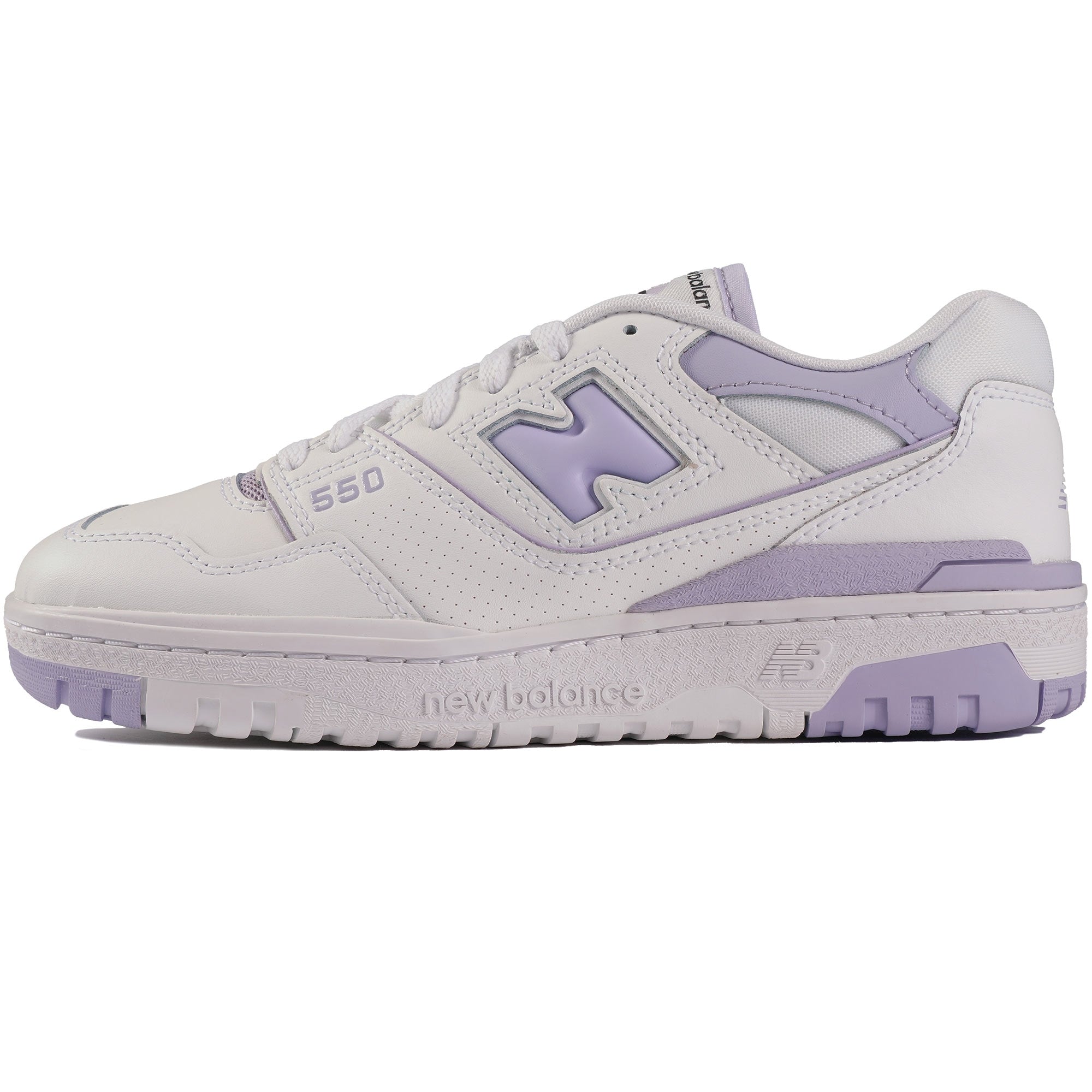 New Balance Womens 550s - White and Lilac