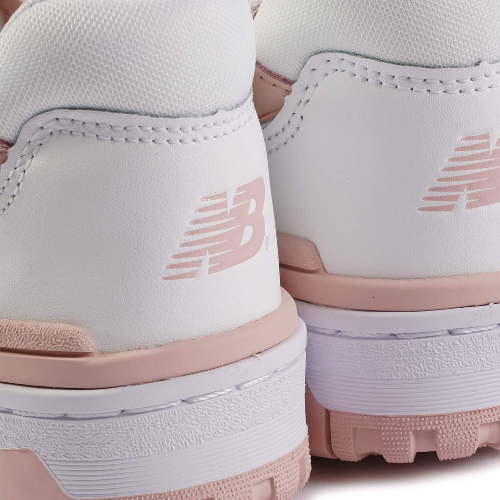 New Balance Womens 550s - White and Pink