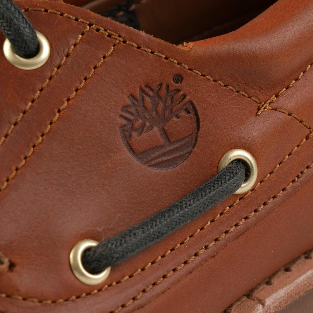 Timberland 3 Eye Lug Handsewn Boat Shoe - Brown