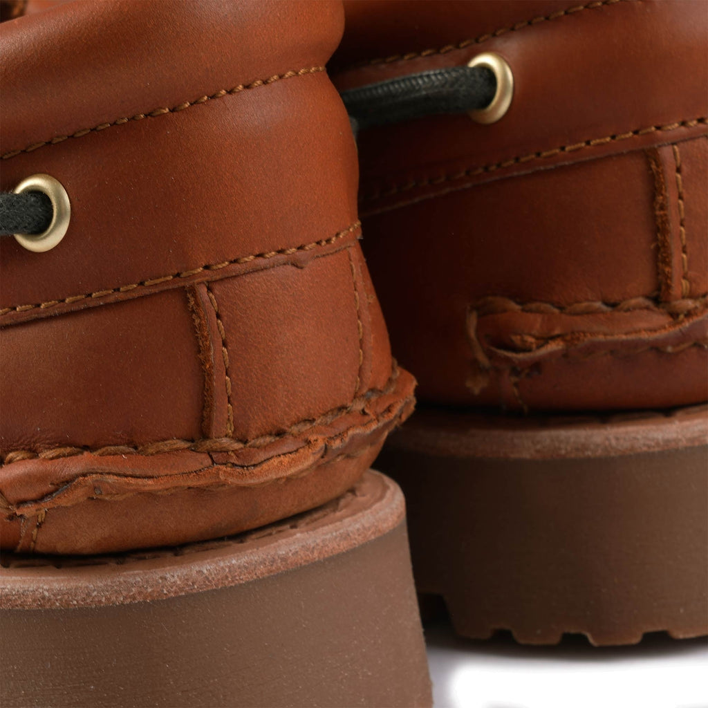 Timberland 3 Eye Lug Handsewn Boat Shoe - Brown