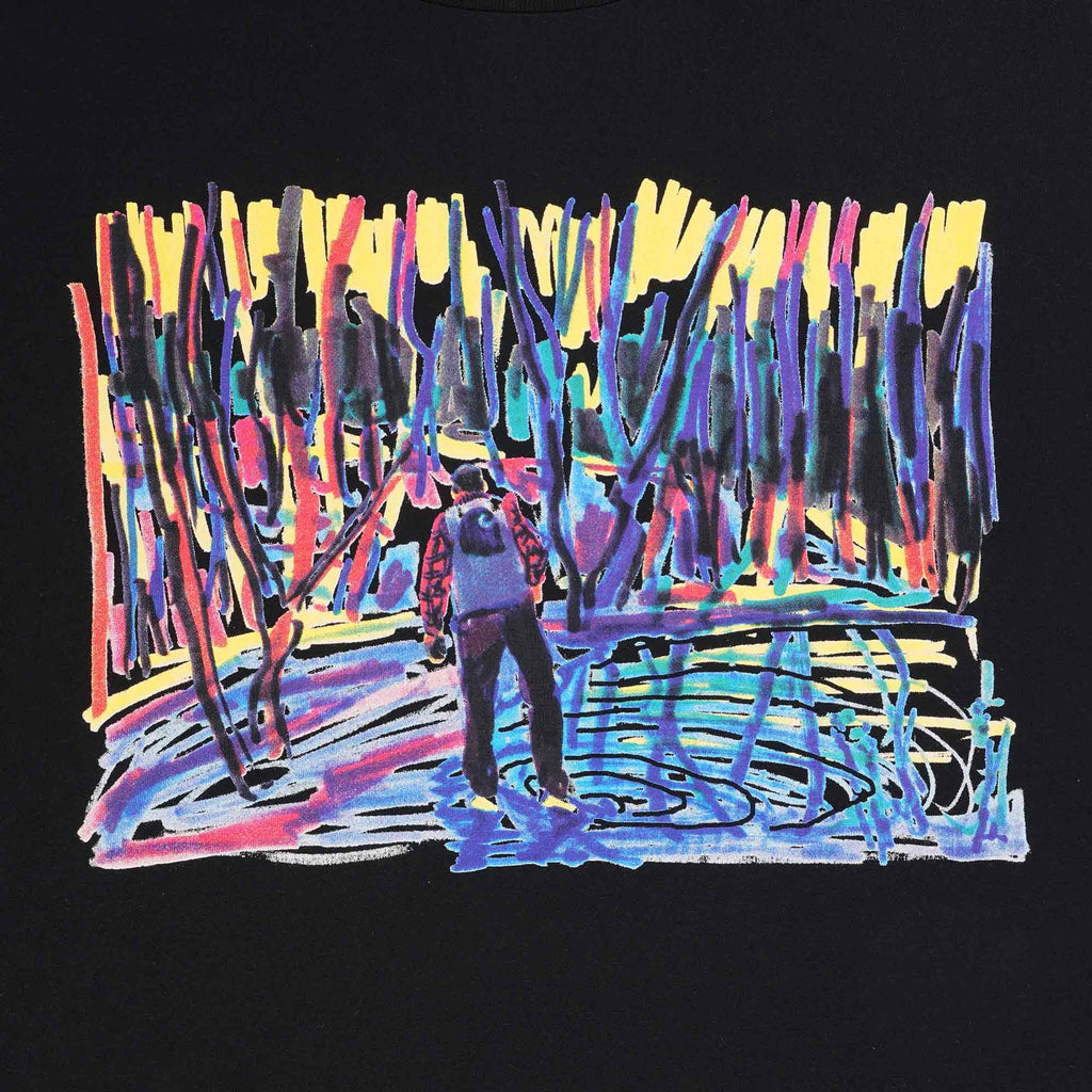 Carhartt WIP Short Sleeve Ollie Mac Icy Lake T-Shirt - Black