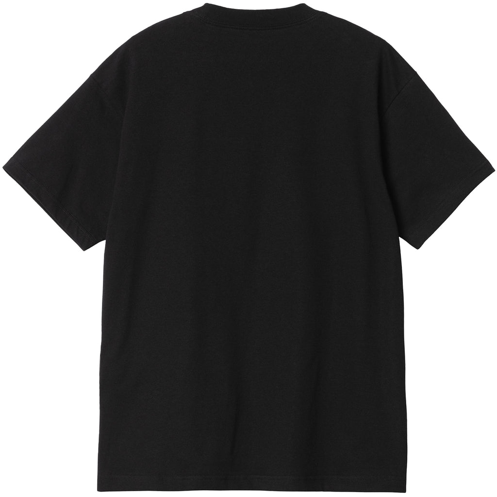 Carhartt WIP Short Sleeve Ollie Mac Icy Lake T-Shirt - Black