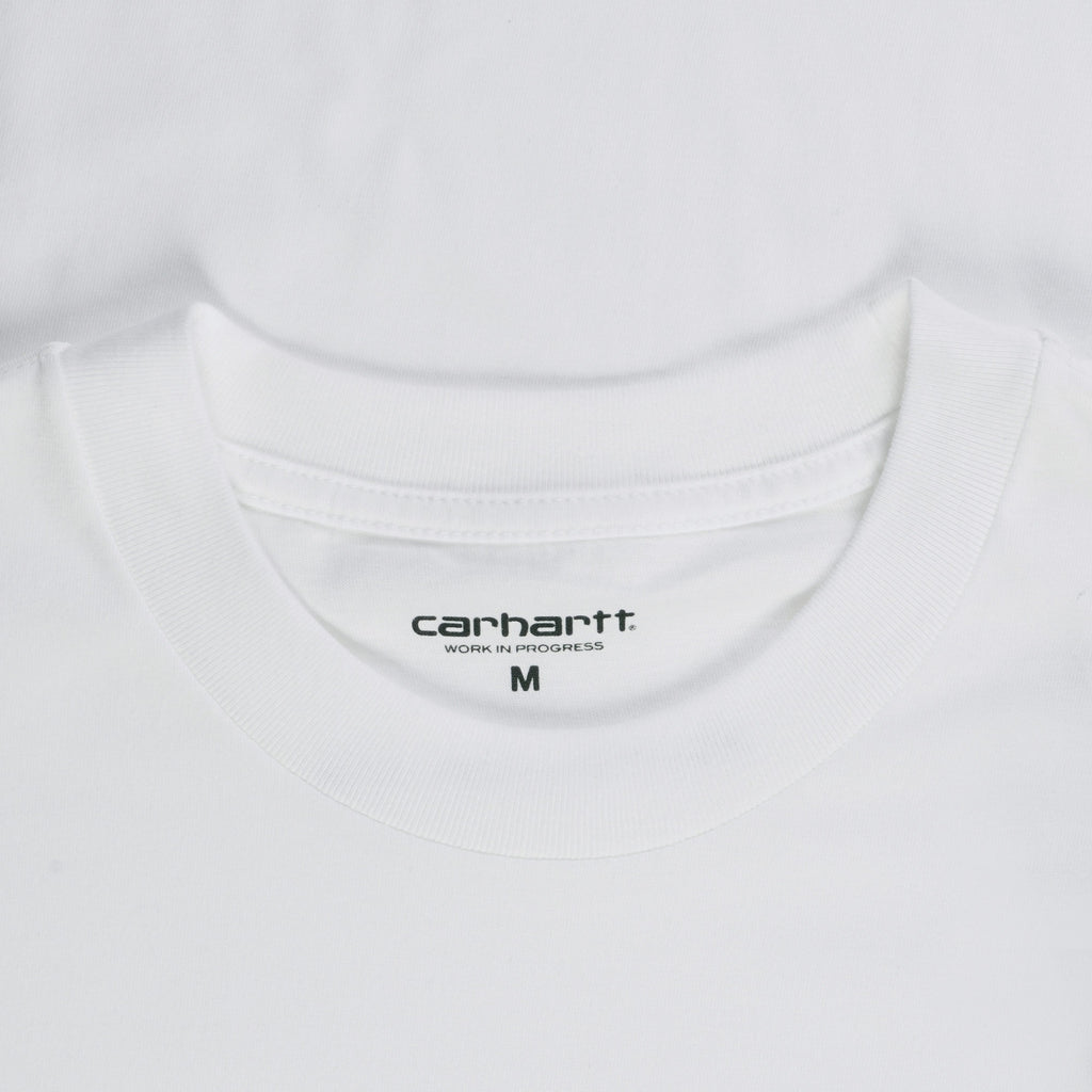 Carhartt WIP Short Sleeve Ollie Mac Icy Lake T-Shirt - White