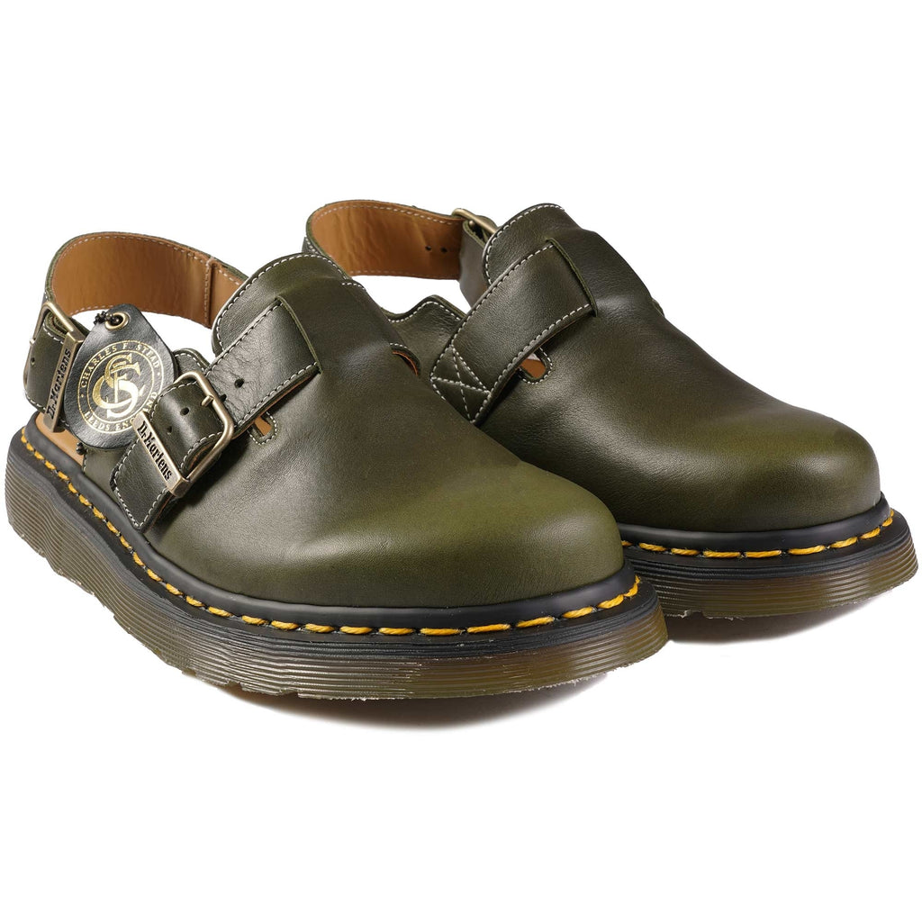 Dr. Martens Made In England Jorge Mules - Dark Green