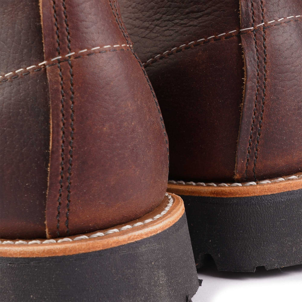 Red Wing Roughneck Moc Toe Work Boots - Brown
