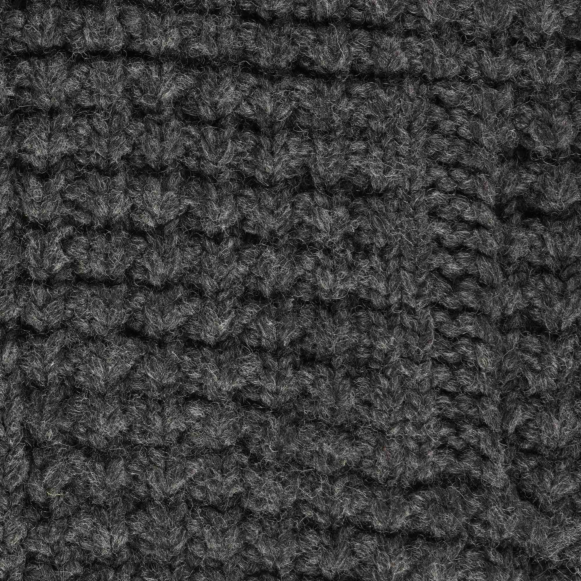 Faiz TS Hand Knitted  Waffle Oxford Cowichan - Grey