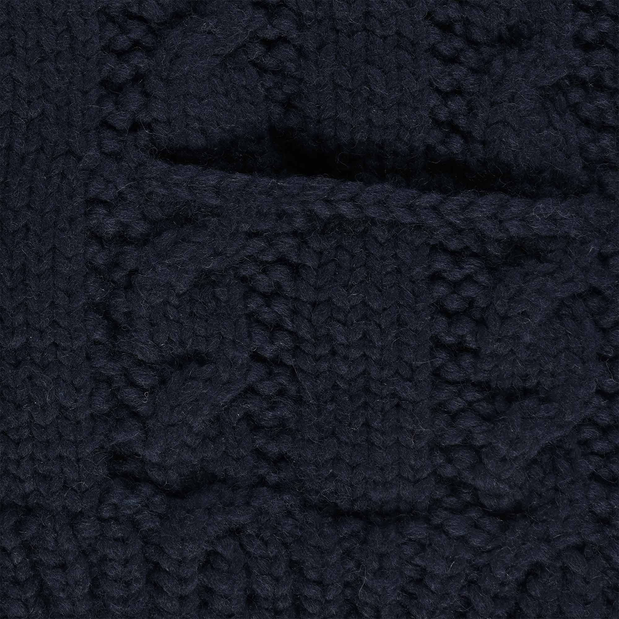 Faiz TS Fisherman Hand Knitted Cardigan - Ink and Grey