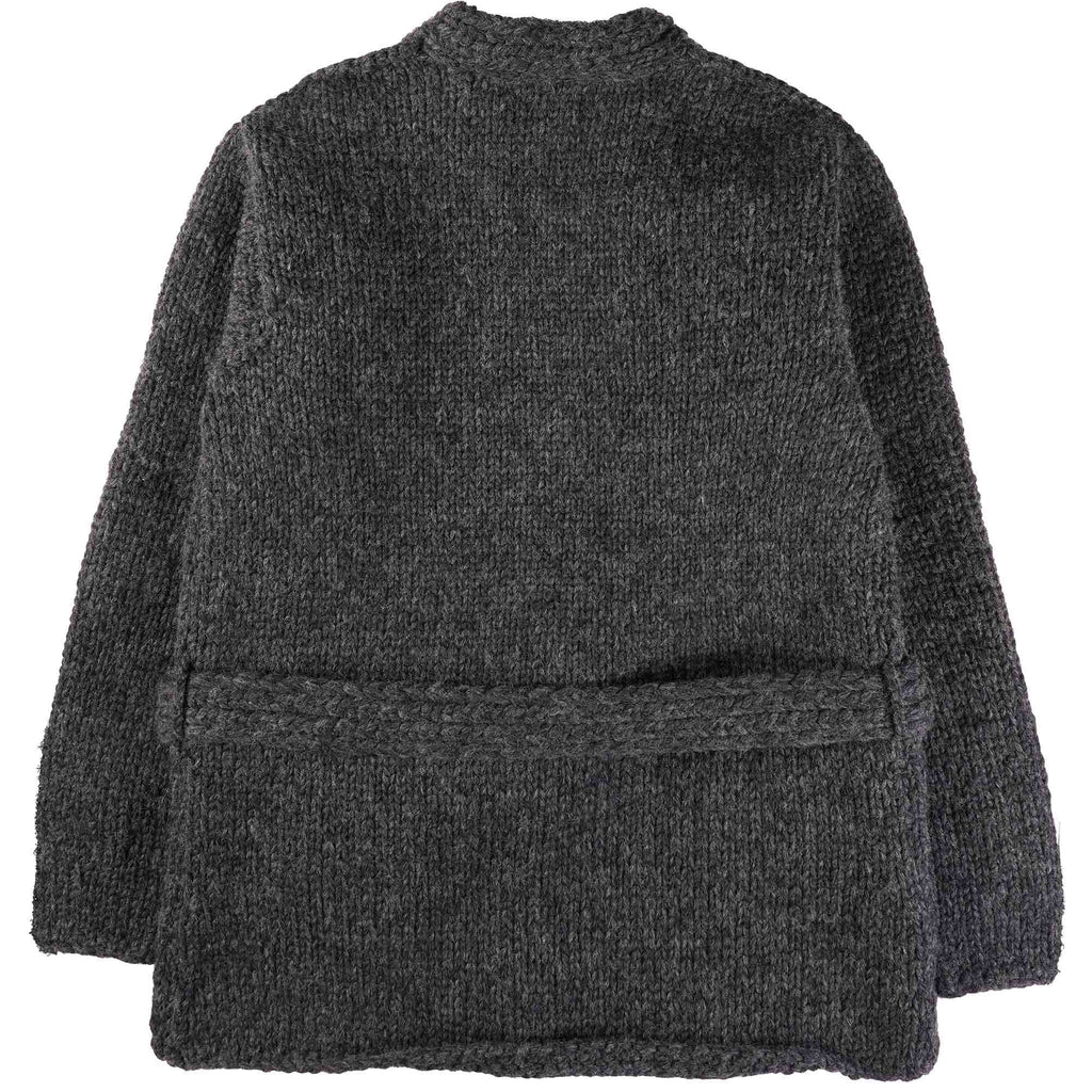 Faiz TS Heavy Weight Hand Knitted  Kyoto Robe - Grey