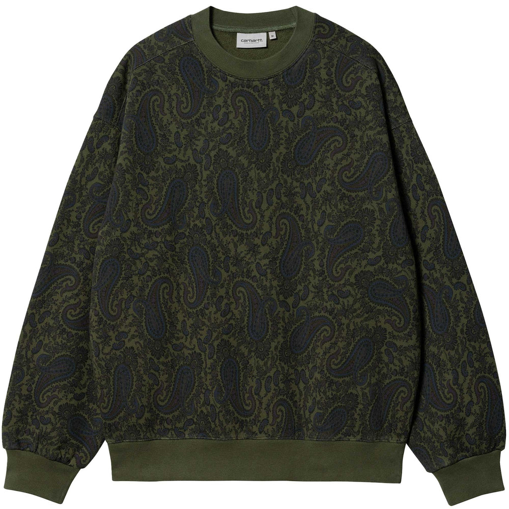 Carhartt WIP Paisley Sweat - Plant