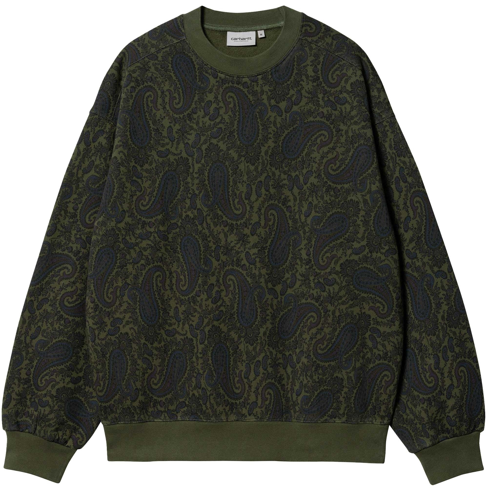 Carhartt WIP Paisley Sweat - Plant