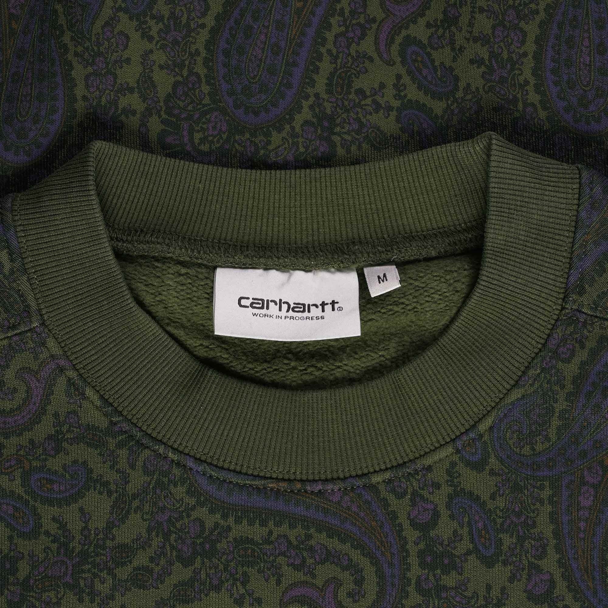 Carhartt WIP Paisley Sweat - Plant