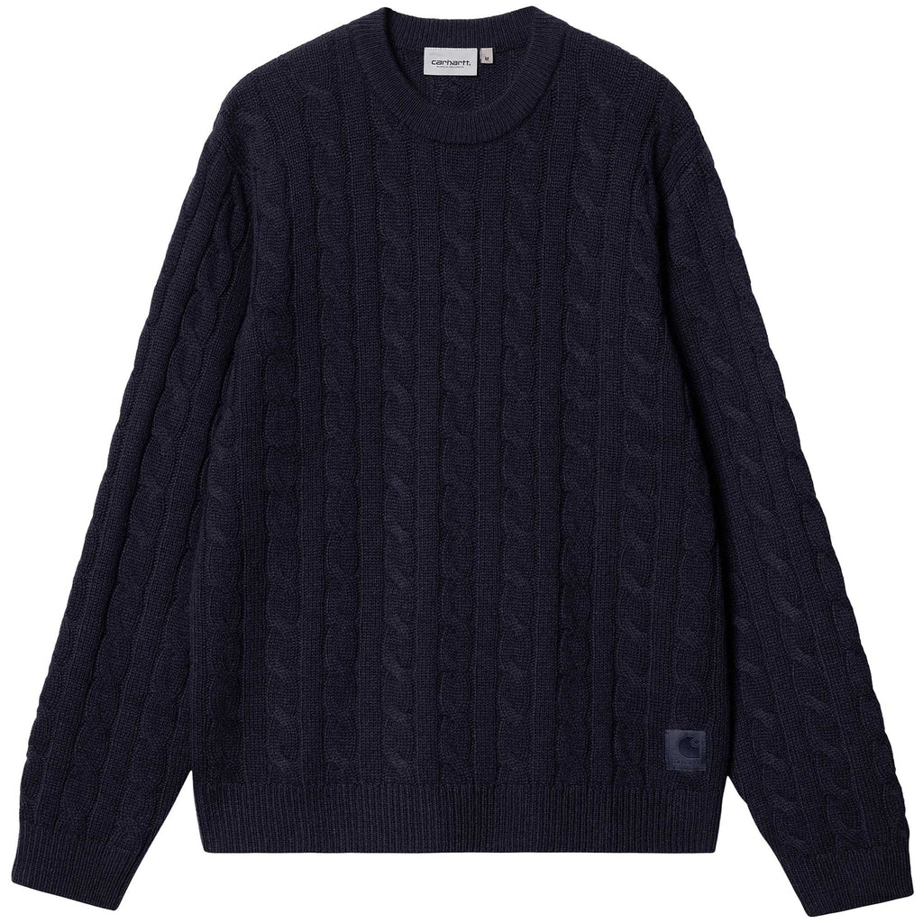 Carhartt WIP Cambell Sweater - Dark Navy