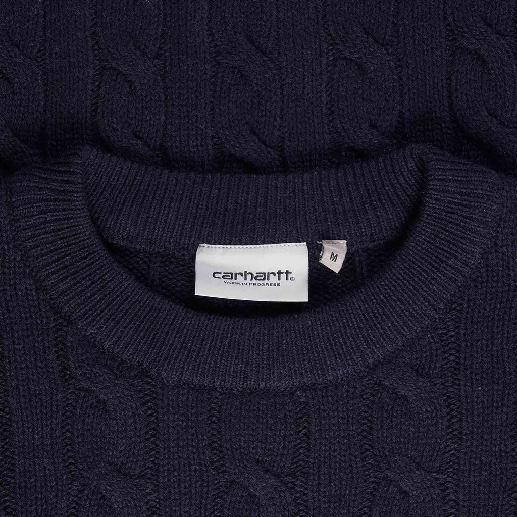 Carhartt WIP Cambell Sweater - Dark Navy