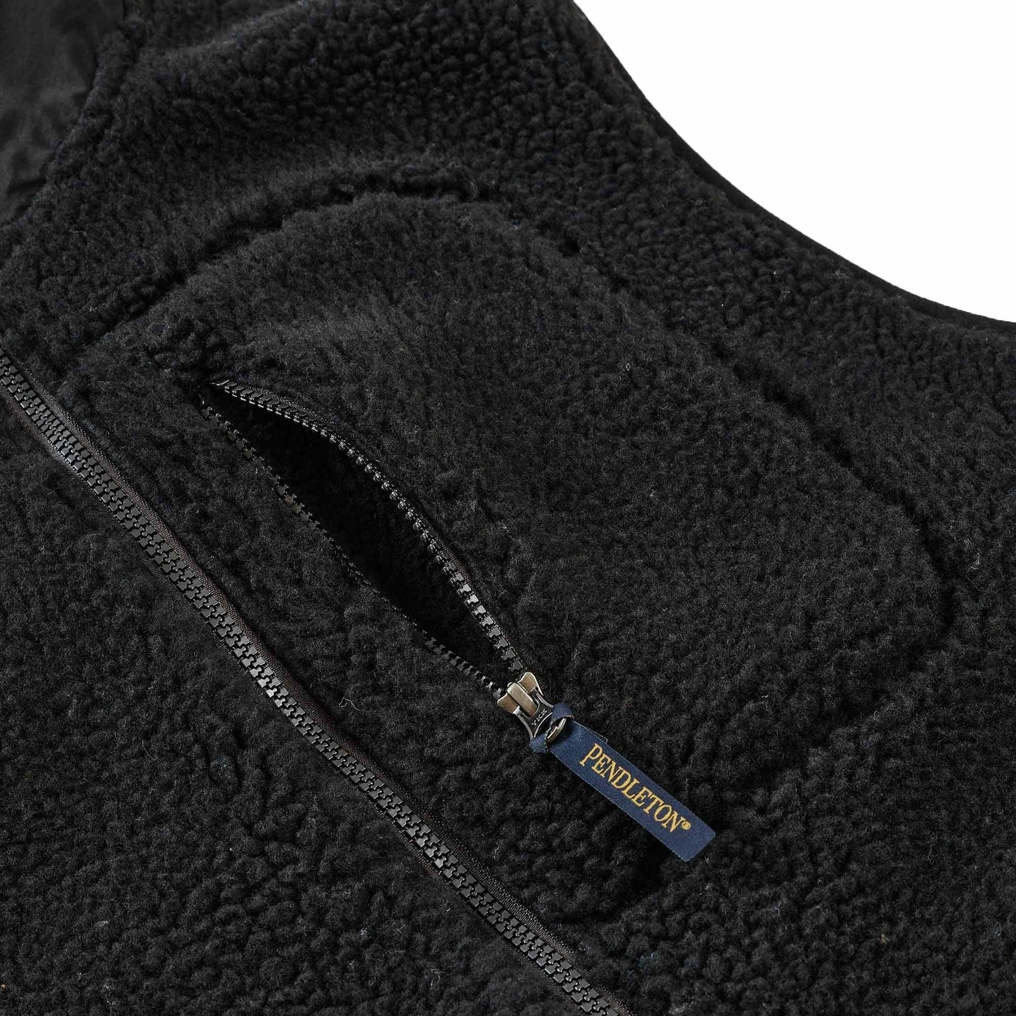 Pendleton Woolen Mills Unisex Boa Stand Vest - Black
