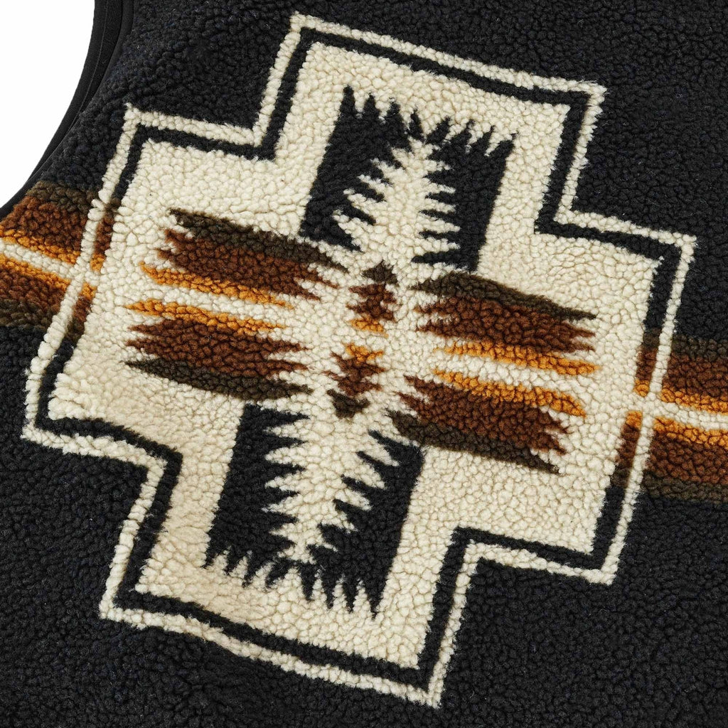 Pendleton Woolen Mills Unisex Boa Stand Vest - Black