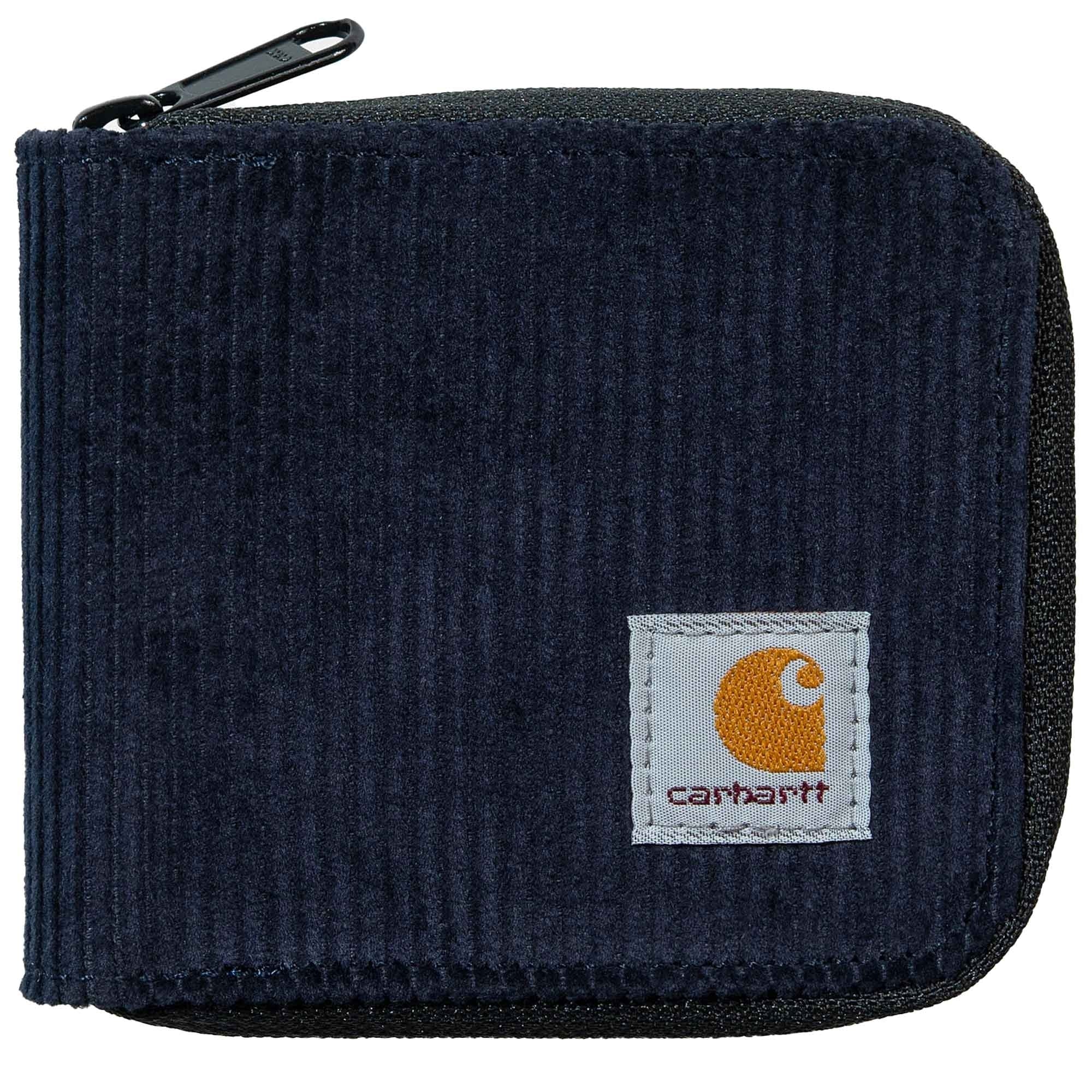 Carhartt WIP Flint Zip Wallet - Dark Navy