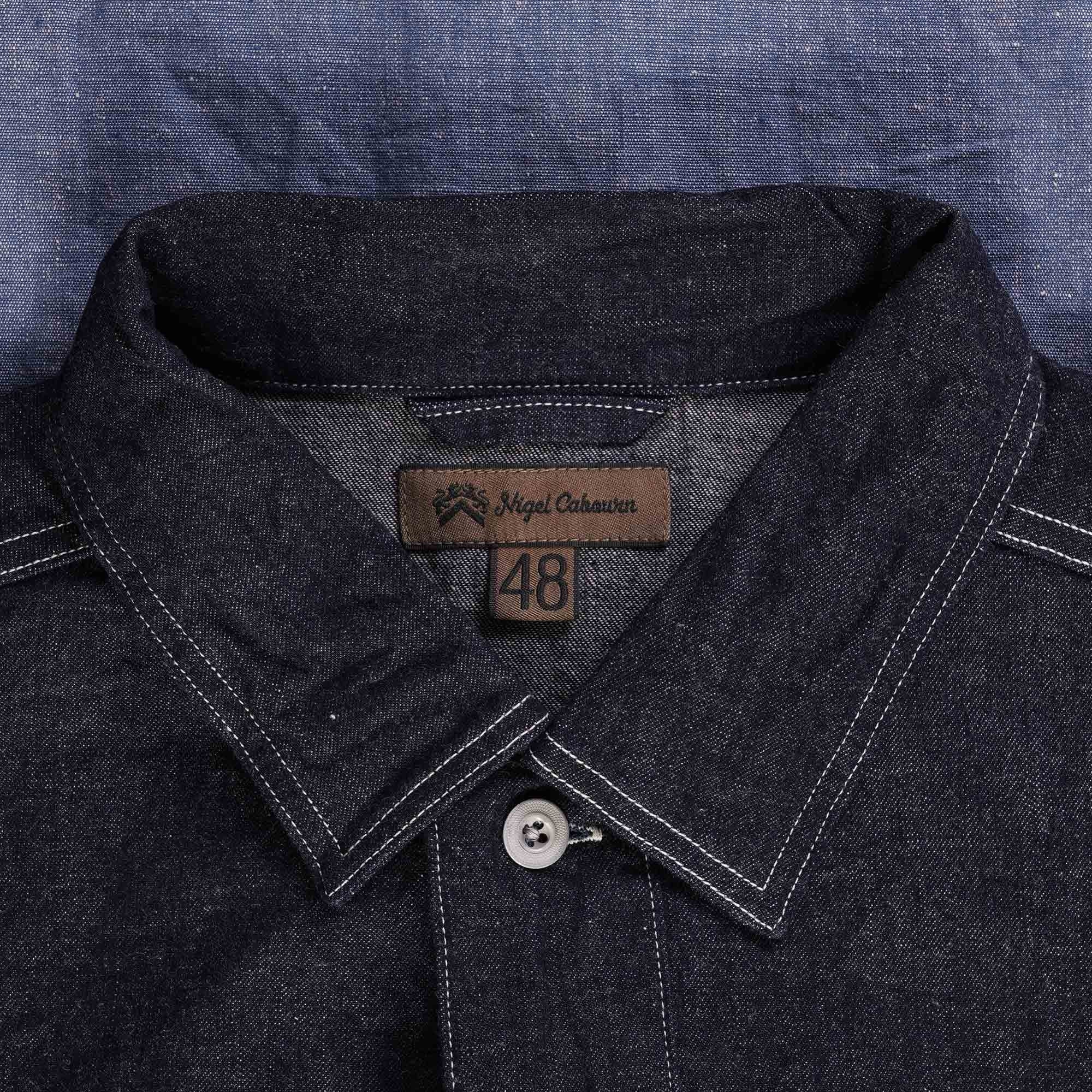 Nigel Cabourn Utility Shirt Type 2 10oz Denim - Indigo