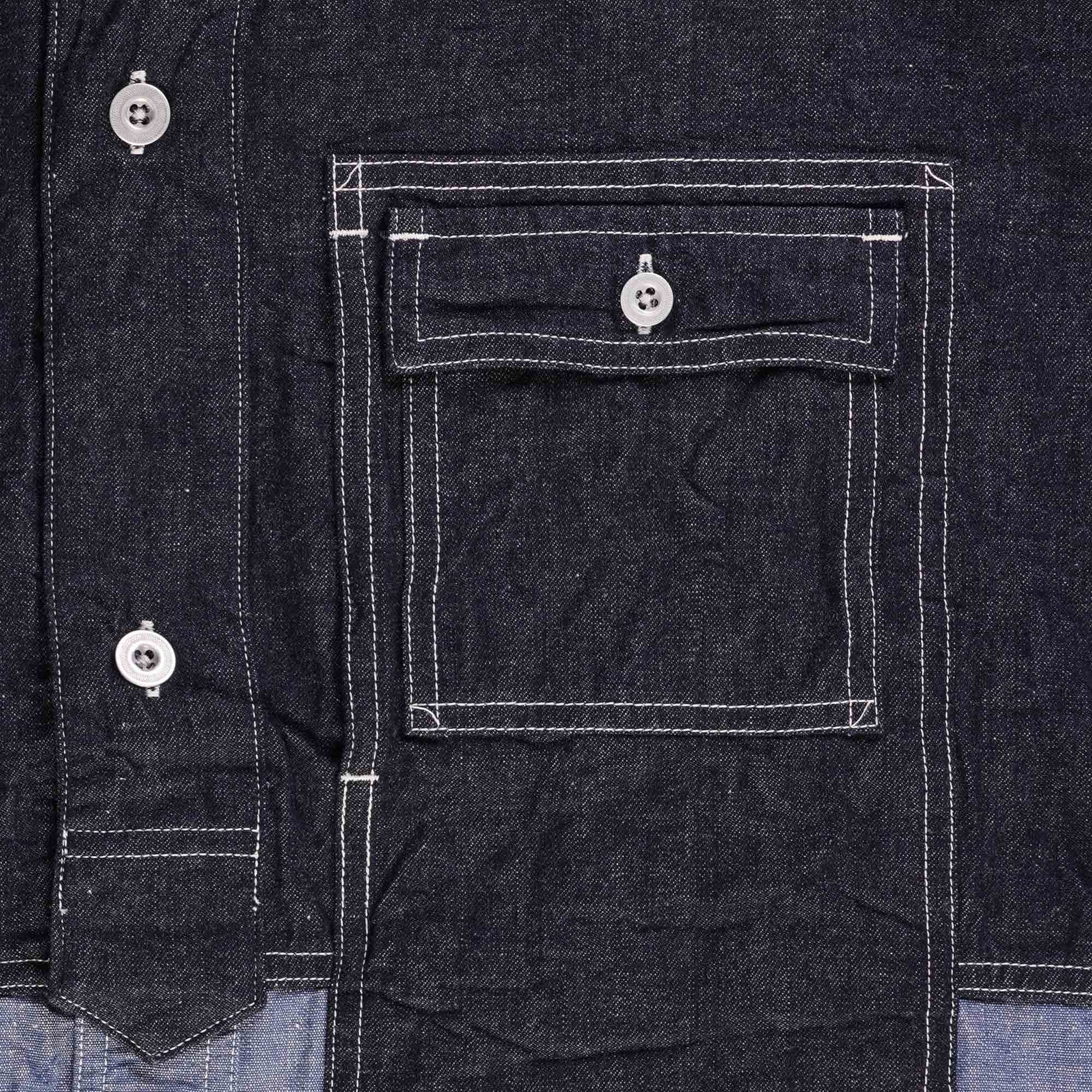 Nigel Cabourn Utility Shirt Type 2 10oz Denim - Indigo