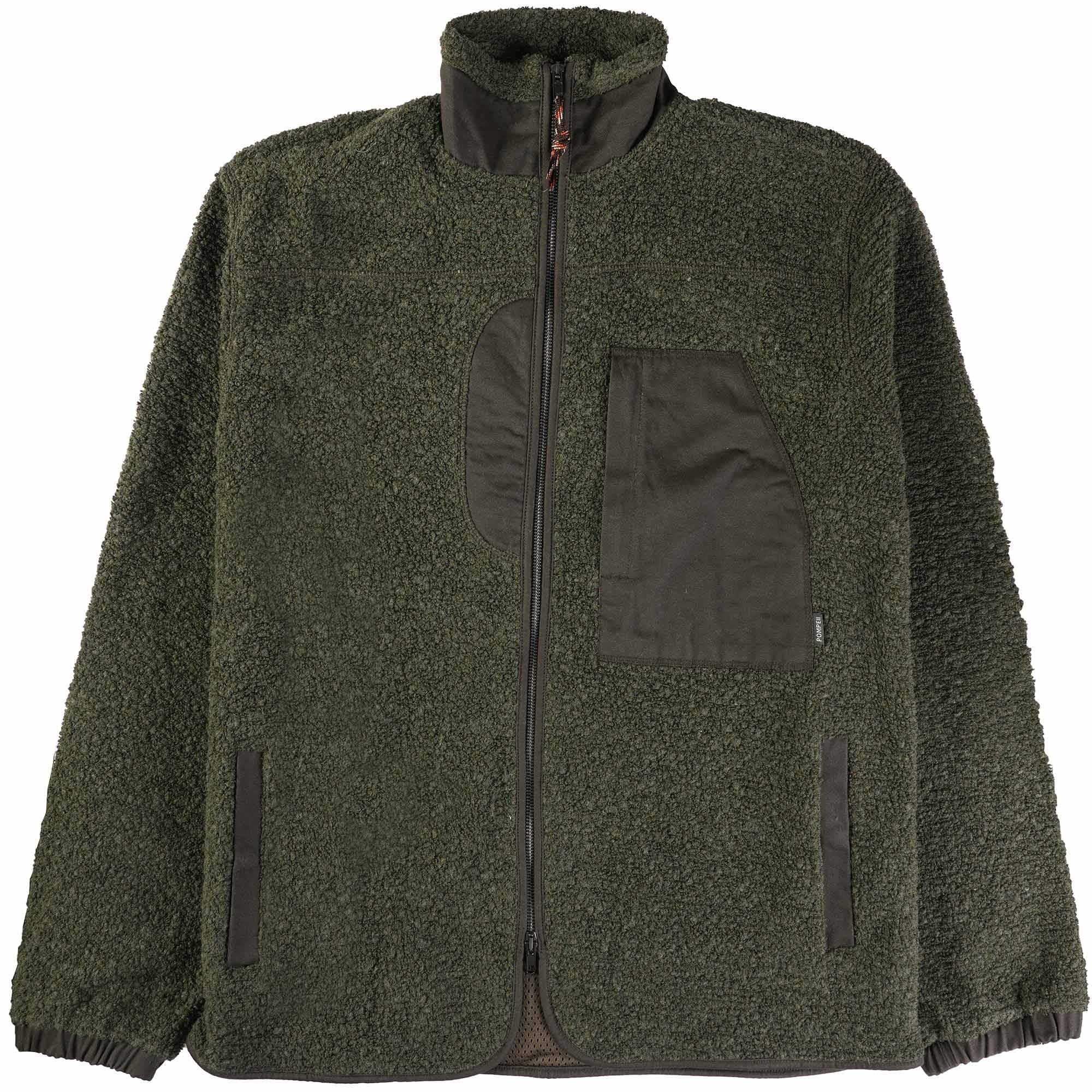 Pompeii Cactus Fleece Jacket - Green