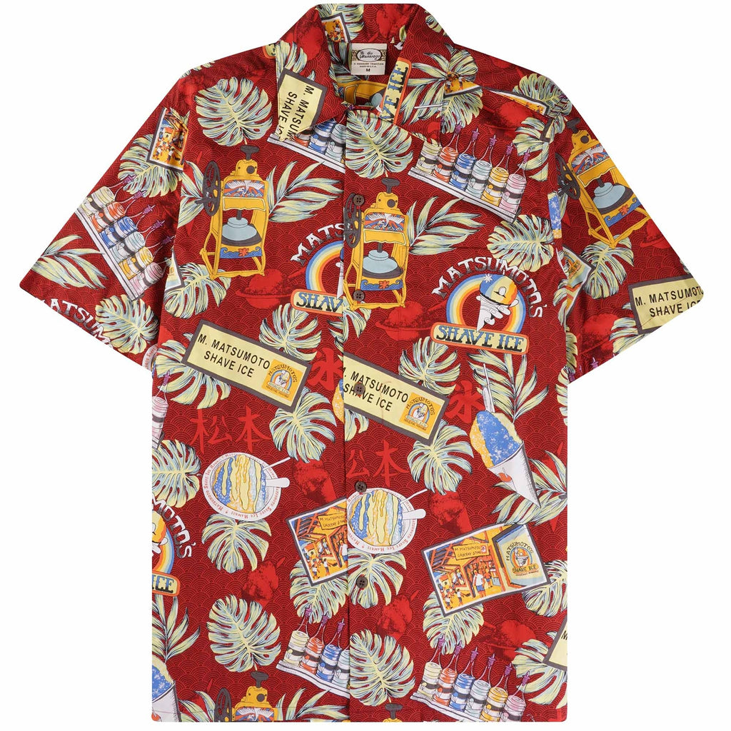 Go Barefoot Convertible-Collar Printed Cotton Shirt - Matsumoto