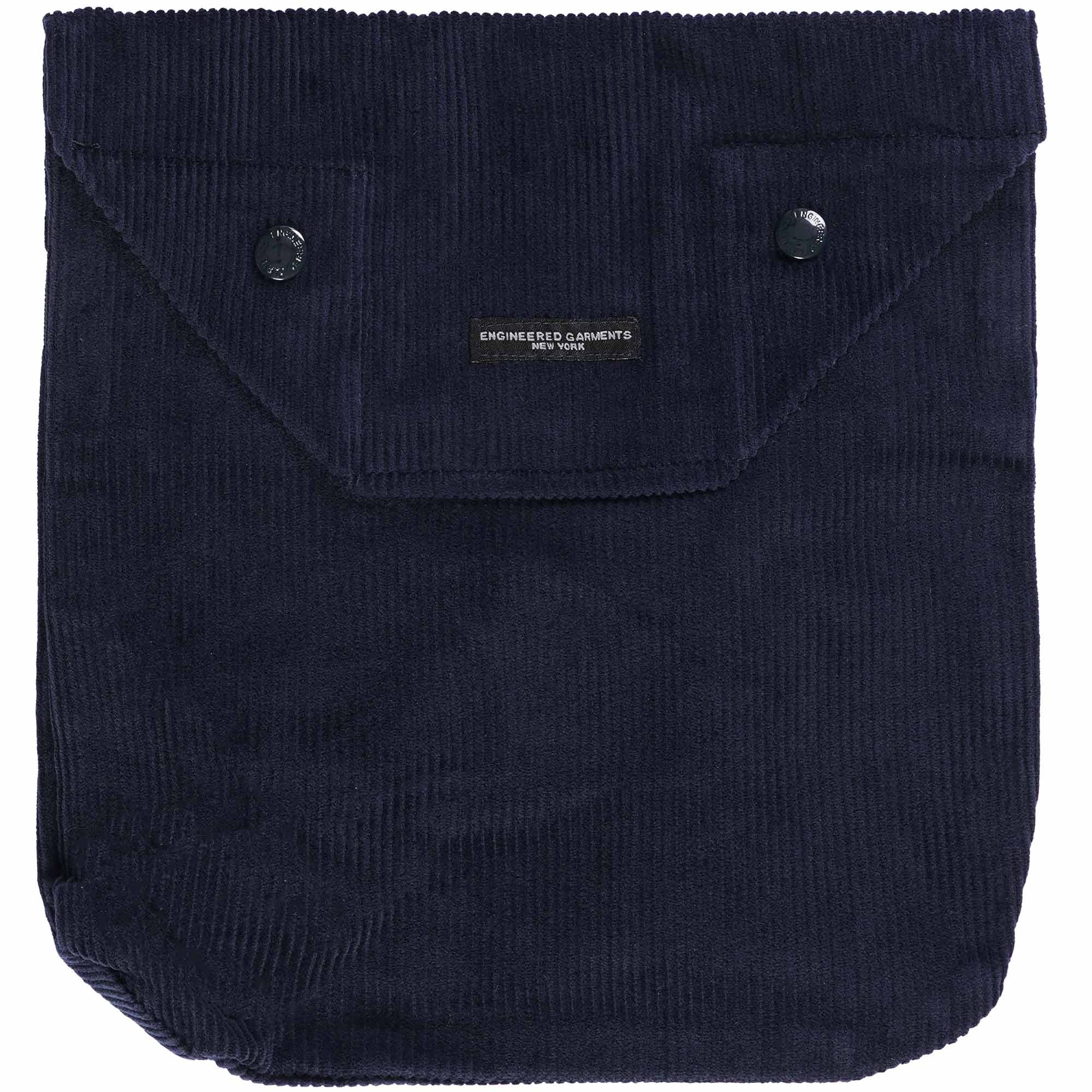 Engineered Garments Corduroy Shoulder Pouch - Navy