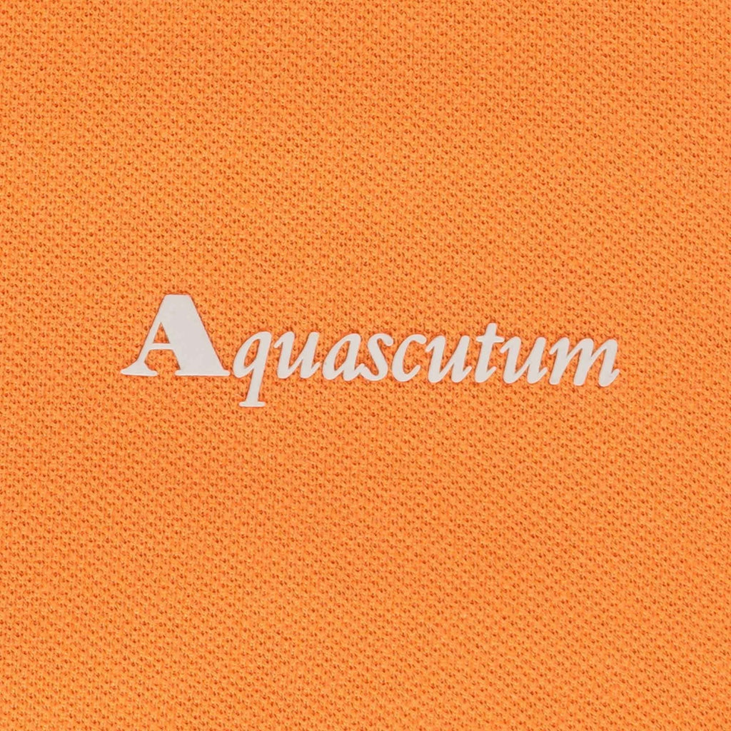 Aquascutum Logo Polo Shirt - Rust