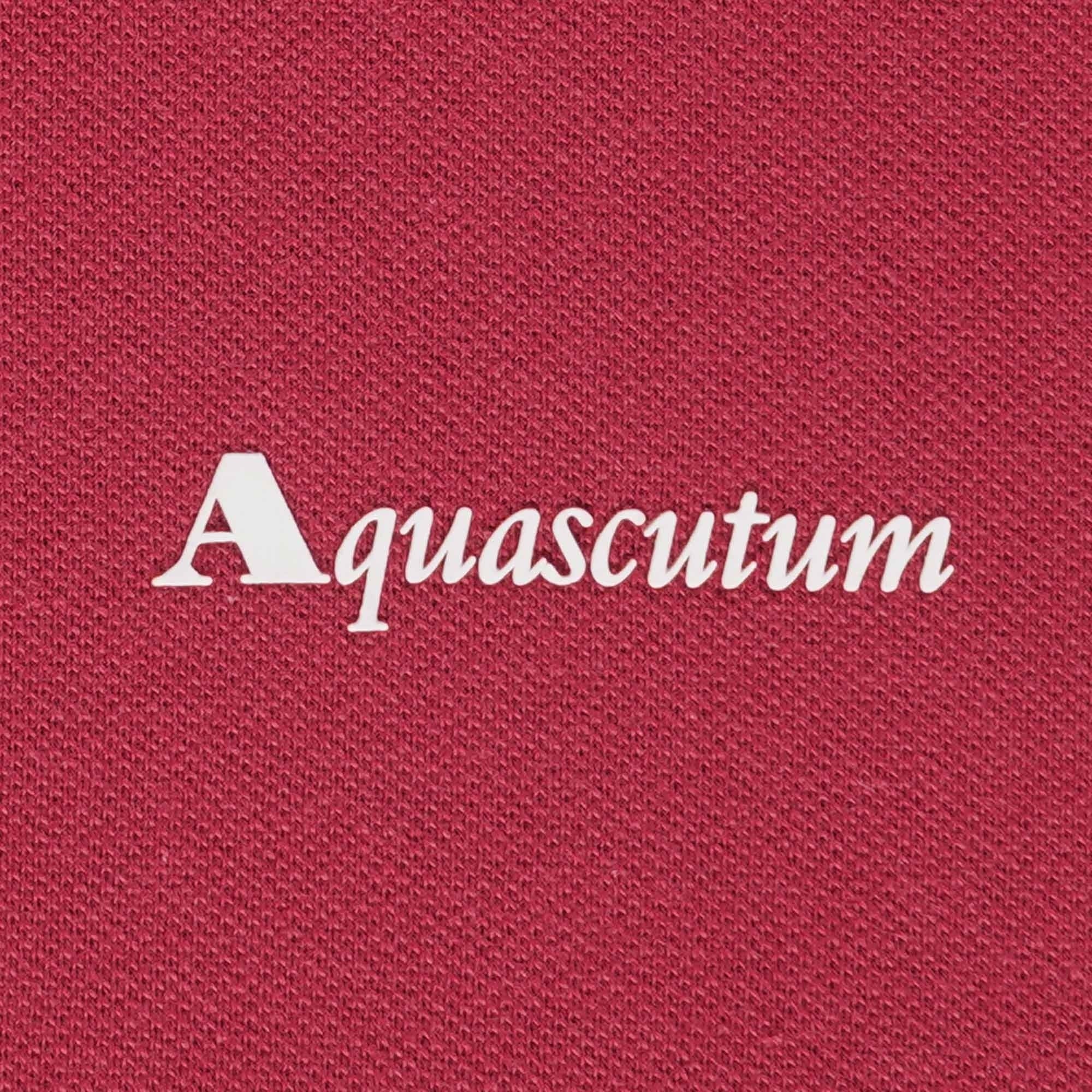 Aquascutum Logo Polo Shirt - Cordovan