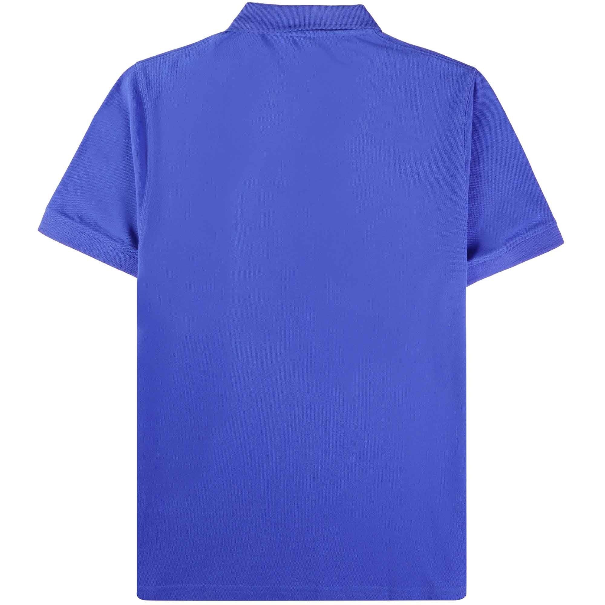 Aquascutum Logo Polo Shirt - Royal Blue