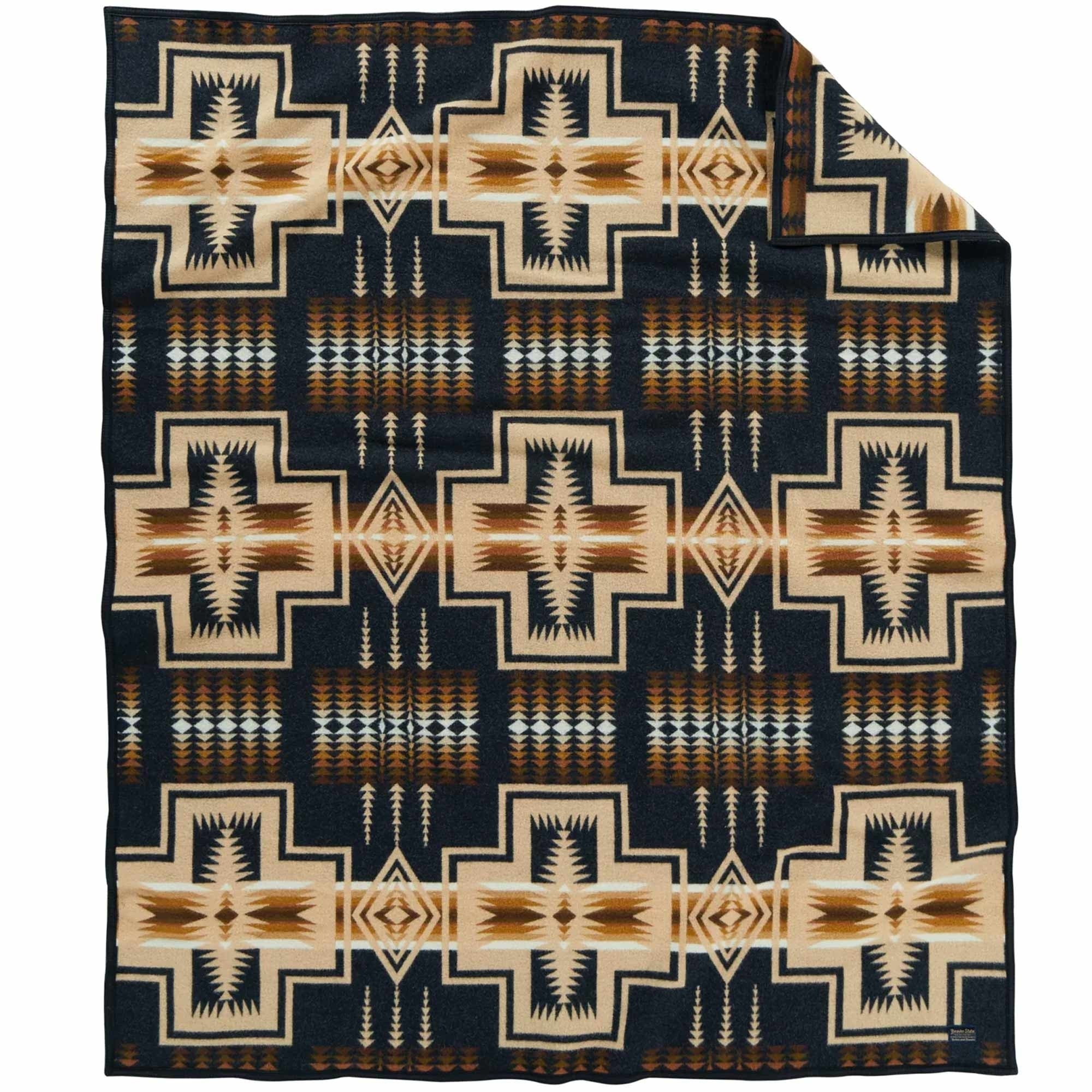Pendleton Woolen Mills Jacquard Blanket - Harding Oxford