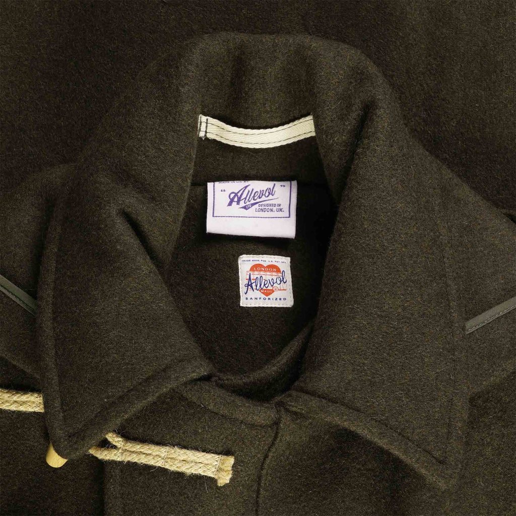 Allevol 'Pat' Duffle Coat - Olive
