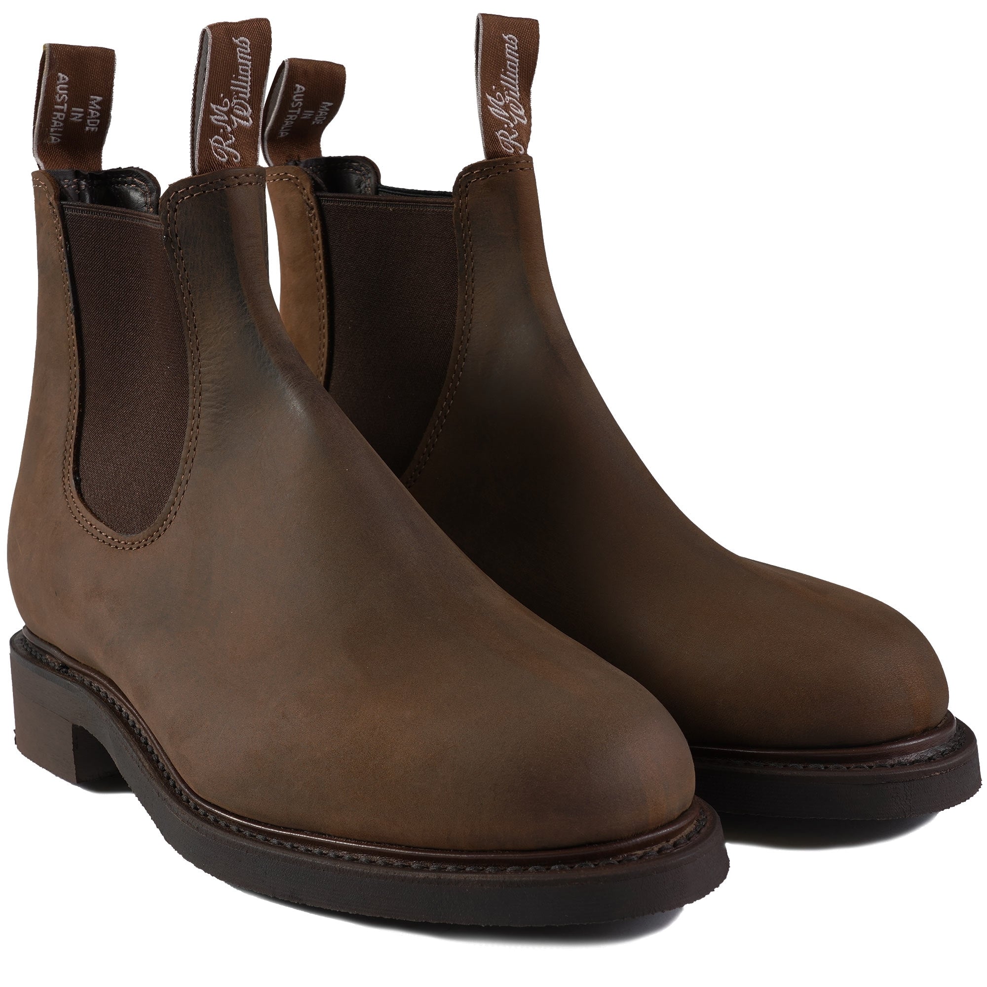 R.M. Williams Comfort Goodwood Boot - Bark and Oily