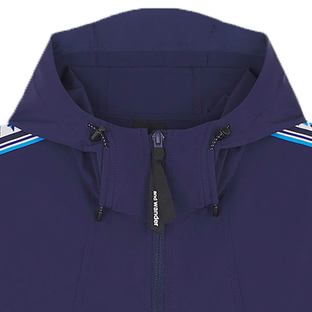 And Wander x Maison Kitsun Trak Hoodie - Navy