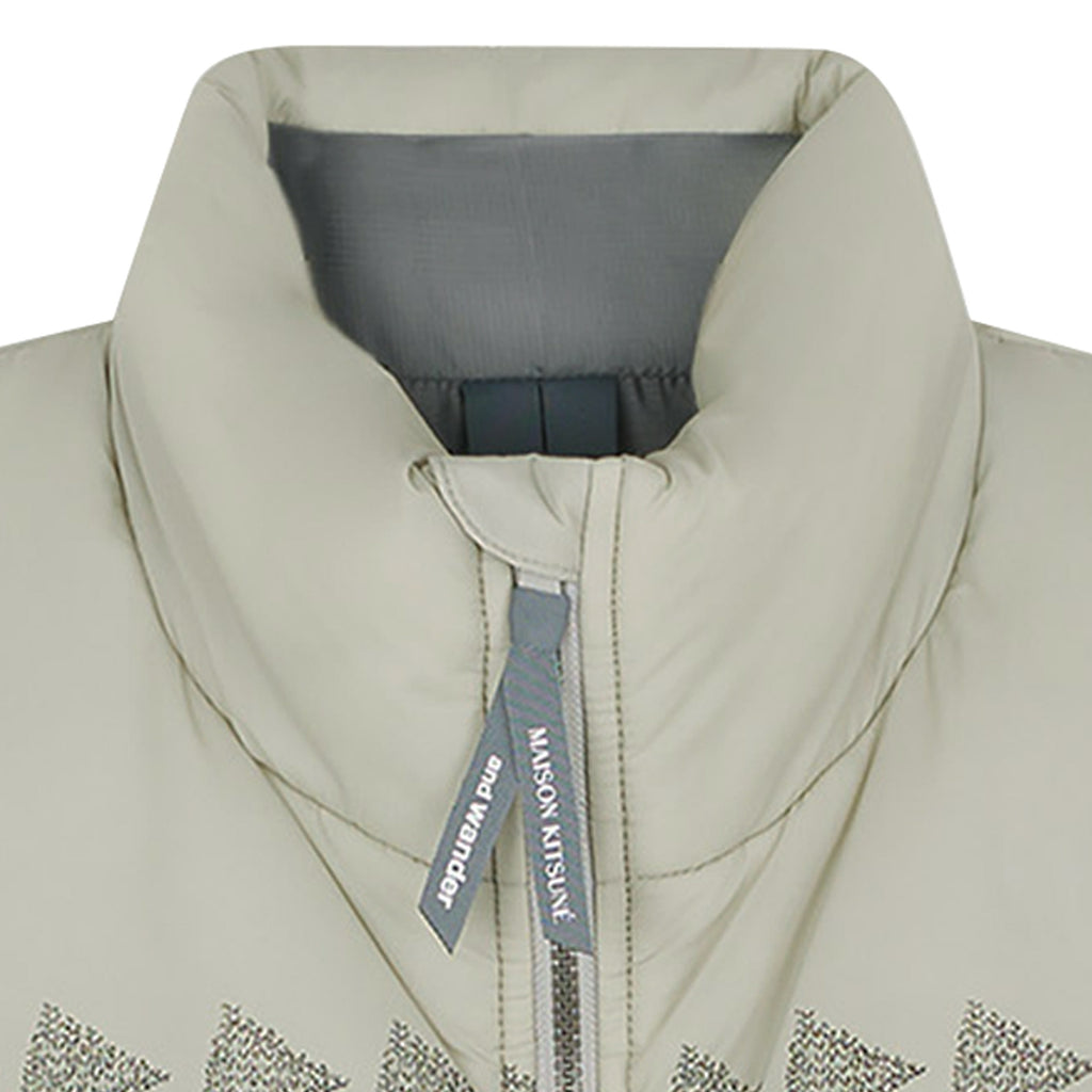 And Wander x Maison Kitsun Nordic Insulation Vest - Beige